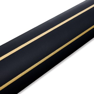 Good given 金色條紋捲筒包裝紙 10m, 黑色, 1個
