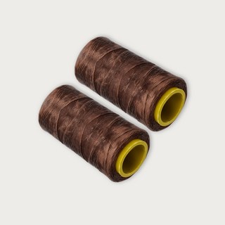 初學者適用編織蠟線 1mm*220m, 深棕色, 2個