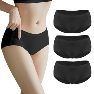 파란 퓨징 모달 심리스 누디 통기성 삼각 팬티 3p