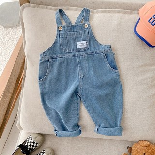 BEBENIZ 孩童口袋吊帶牛仔褲