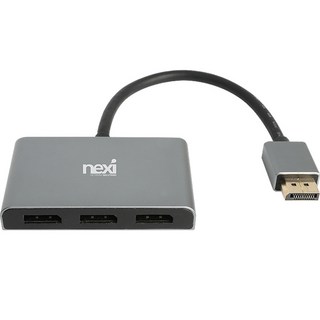 nexi 1:3 DP V1.4 MST 分配器, 1個, NX-DP1X3