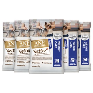 ANF 베터플러스 독 기능성 사료 샘플, 다이어트+장건강, 40g, 5개