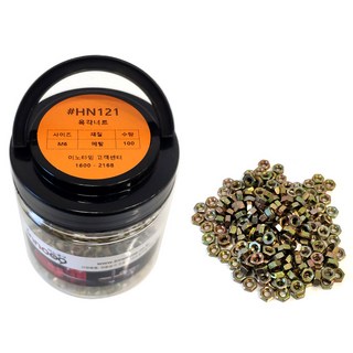 Inno Tools 六角螺帽 金屬 HN121 100入, 1個