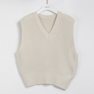 TWEE Haind V領針織背心 tvs0053