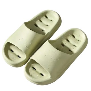 The New Mall 防滑不易積水垢浴室拖鞋, 綠色, 1個