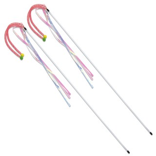 힐링타임 고양이 롱캣 폼폼매쉬 스틱 NH-0419, 혼합색상, 2개