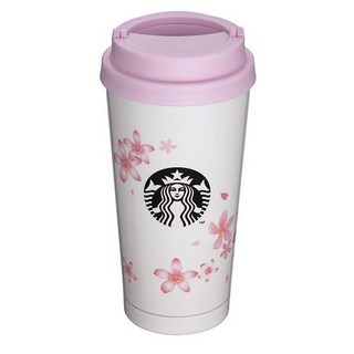 STARBUCKS 星巴克 Elma漂浮繁花隨行杯, 粉紅色, 473ml