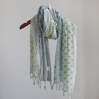 VARVISU 博尼斯 棉質 佩斯利 圍巾