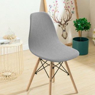 JS Mom 高彈力艾菲爾靠背和室椅套, 淺灰色, 1個