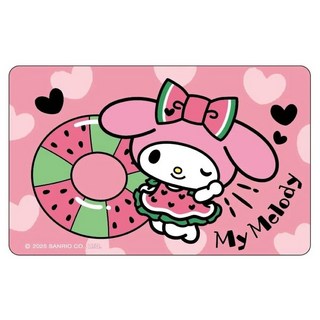 EASYCARD 悠遊卡 三麗鷗好吃西瓜SUPERCARD悠遊卡, 美樂蒂 噴墨, 1個