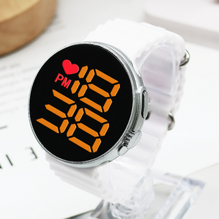 Daily Nest 簡便運動手錶, 1個, 白色