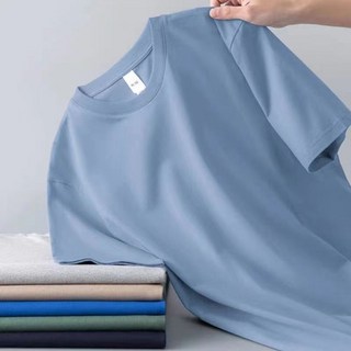 Goodif 男士基本款圓領寬鬆版彩色短袖T恤