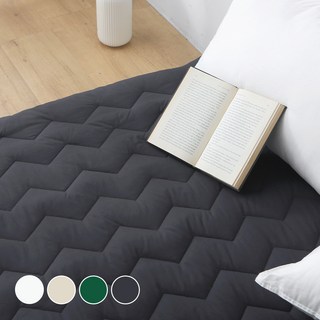 Daily Breeze 絎縫床墊墊 炭灰色 SS
