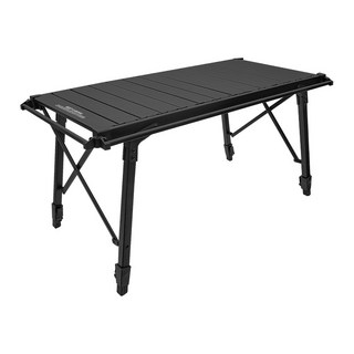 KEEP CAMPING Various IGT 折疊式輕量高度可調露營桌, 黑色