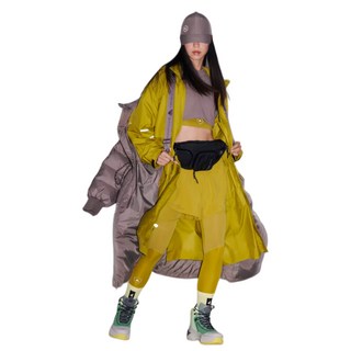adidas 愛迪達 by STELLA McCARTNEY 長版派克大衣 IN3622