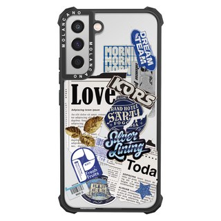 모란카노 임팩트 투명 유니크 디자인 휴대폰 케이스