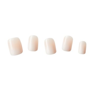 KISS NEW YORK Press&Go ASAP系列 美甲貼 24片入 - 漸層奶白色, French Bouquet, 1組