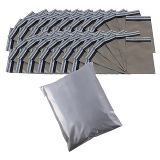 達帕克購物中心 HD 雙層宅配袋 銀黑, 100個