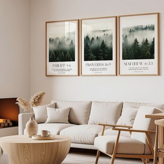 funyz 一句經文海報3件組 森林