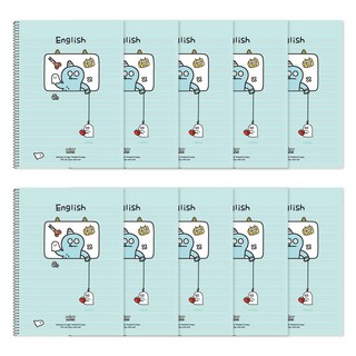 the open house 醜萌怪獸 英文筆記本 23-5801, 10個, 隨機發貨