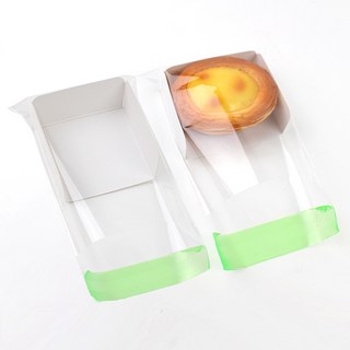 아이엔피 사각 쿠키 7호 받침 막힘형 7.5 x 7.5 x 3 cm + 접착 OPP 봉투 11 x 15 + 4cm 세트, 화이트(받침), 50세트