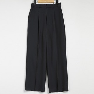 TWEE 女款經典細褶寬版西裝褲 tsl0298