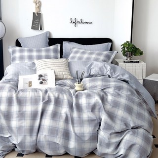 FOCA 韓風設計100%精梳純棉4件式兩用被床包組