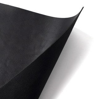 BLANC FLEUR 素色皮革材料, 黑色