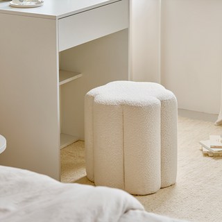 Maison de Comma 可麗露椅凳, 乳白色, 1個