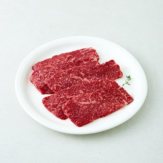 육교시 한우 삼각살 1++(7)등급 구이용 (냉장), 1개, 200g