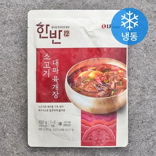 한반 소고기 대파 육개장 1~2인분 (냉동), 650g, 1개