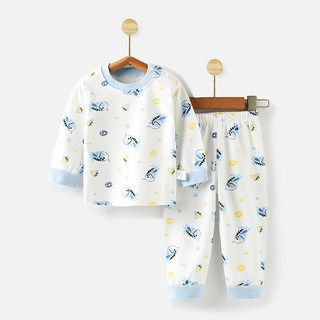 BEBENIZ 孩童圖案印花長袖睡衣+鬆緊帶長褲