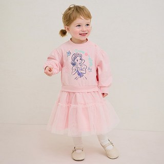 milkmile 女童迪士尼白雪公主閃亮日連身裙