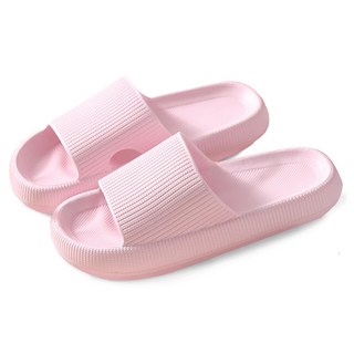 Glan& 防噪音室內客廳拖鞋, 粉色, 1雙