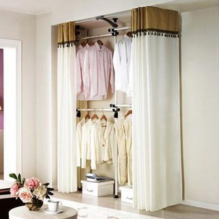 Prime 4層更衣室掛衣架 棕色蕾絲款, 白色