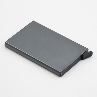 商務名片收納盒, 灰色, 1個