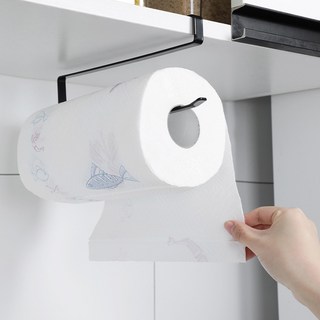 깨비다 클립형 키친타올 걸이, 블랙, 1개