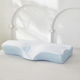 Ishur 伊舒爾 極冰感太空記憶枕 肩頸釋壓型, 白色, 1個