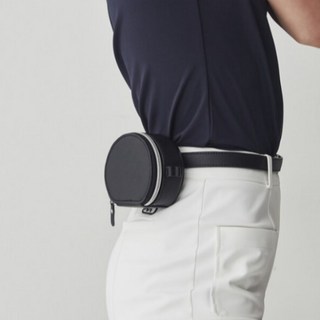 Hotdaysome 皮革高爾夫球收納包, 1個, 黑色