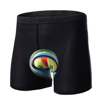 男性用彈性網眼凝膠襯墊自行車內褲 MFP002