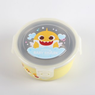 Izoum Pinkfong Baby New Series Baby Shark 不銹鋼多功能收納容器 370ml, 隨機出貨, 1入