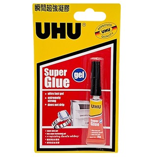 UHU 瞬間超強凝膠 3ML 適用多種材質 手工藝DIY必備, 1入