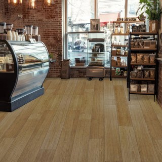 DEKOREA PVC無膠雙層施工辦公室倉庫專用地板長板地板材料, FM 009 櫻桃