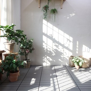 Promade Tools DIY組裝式室內拼接地板 Woody, 9個, 暖灰色