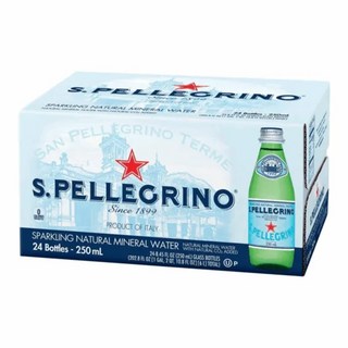 SANPELLEGRINO 聖沛黎洛 天然氣泡水 24瓶, 250ml, 1套
