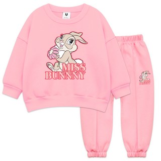 童款迪士尼邦妮兔印花大學T+長褲套裝
