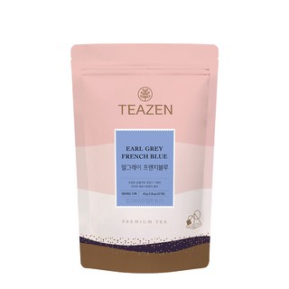TEAZEN 茶禪 法國藍伯爵茶三角茶包, 1袋, 25包, 1.8g