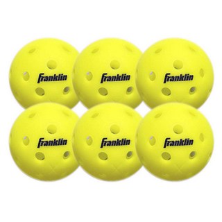 富蘭克林 X-40 匹克球 52843X, 螢光黃, 6個