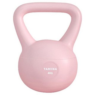 Tamina Premium 柔軟壺鈴, 1個, 粉色, 4kg