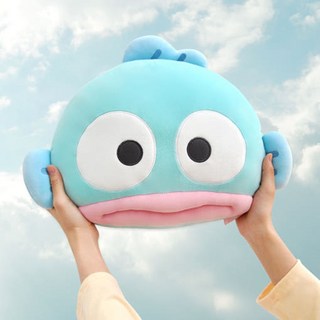 Sanrio 三麗鷗 人魚漢頓麻糬臉抱枕, 薄荷色